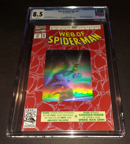 Spider-Man slabbed graded comic CGC 8.5