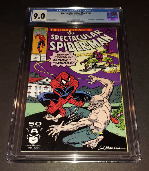 Spider-Man slabbed graded comic CGC 9.0