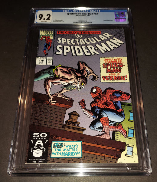 Spider-Man slabbed graded comic CGC 9.2