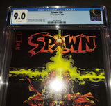 Spawn slabbed graded comic CGC 9.0