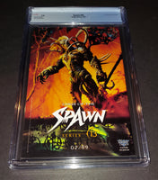 Spawn slabbed graded comic CGC 9.0