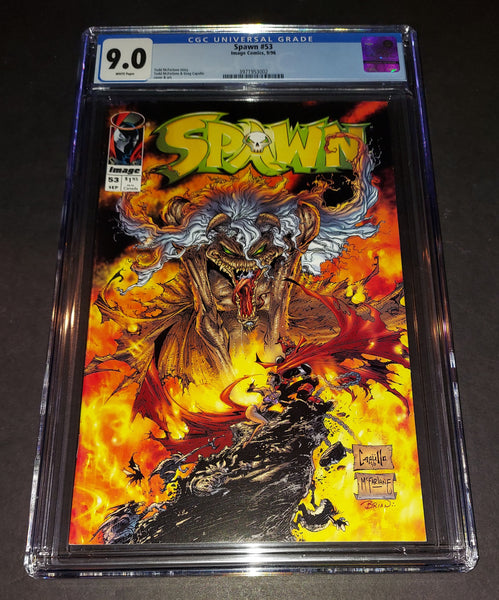 Spawn slabbed graded comic CGC 9.0