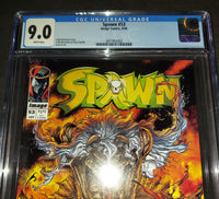 Spawn slabbed graded comic CGC 9.0