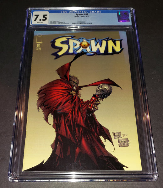 Spawn slabbed graded comic CGC 7.5