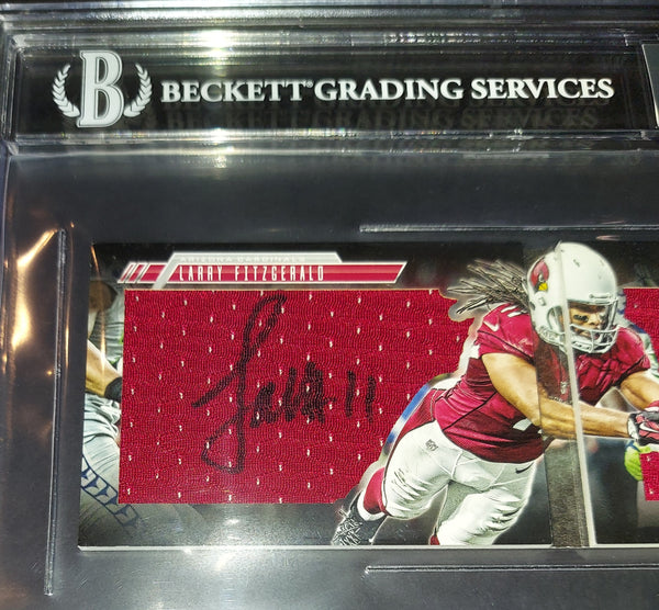 Larry Fitzgerald autographed slabbed card Beckett COA – AZ