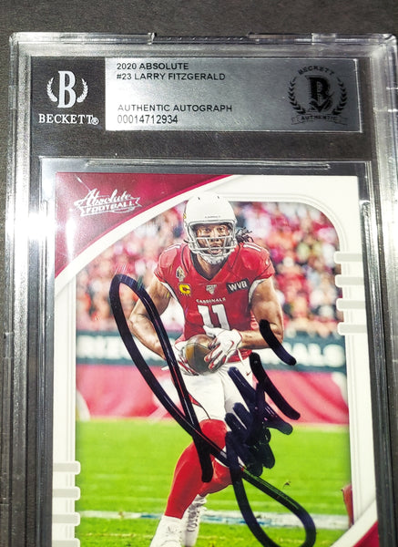 Larry Fitzgerald Autograph In Nfl Autographed Jerseys for sale