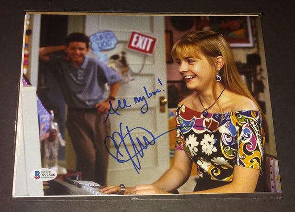 Melissa Joan Hart autographed 8x10 Beckett COA