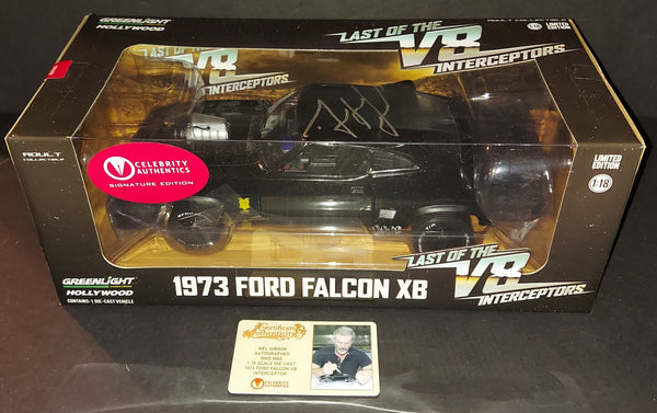 Mel Gibson autographed Mad Max Die Cast Car Celebrity Authentics