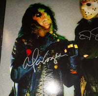 CJ Graham and Alice Cooper autographed 11x14 JSA COA