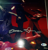 Adam Driver and Daisy Ridley autographed 11x14 Beckett Witness COA