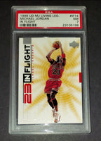 Michael Jordan 1998 Upper Deck Living Legends In Flight Chicago Bulls card PSA 7